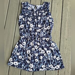 Navy Floral Fall Bloom Blouse By Crown & Ivy PL